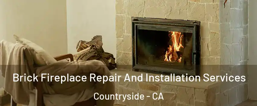 Brick Fireplace Repair And Installation Services Countryside - CA