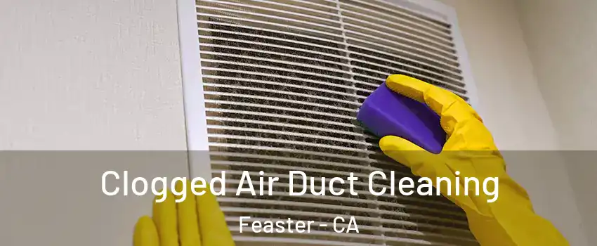 Clogged Air Duct Cleaning Feaster - CA