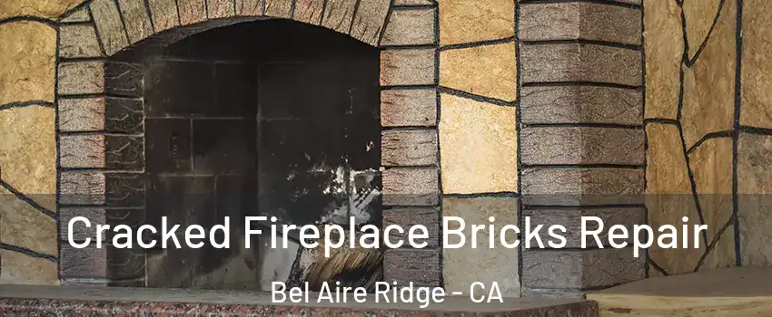 Cracked Fireplace Bricks Repair Bel Aire Ridge - CA